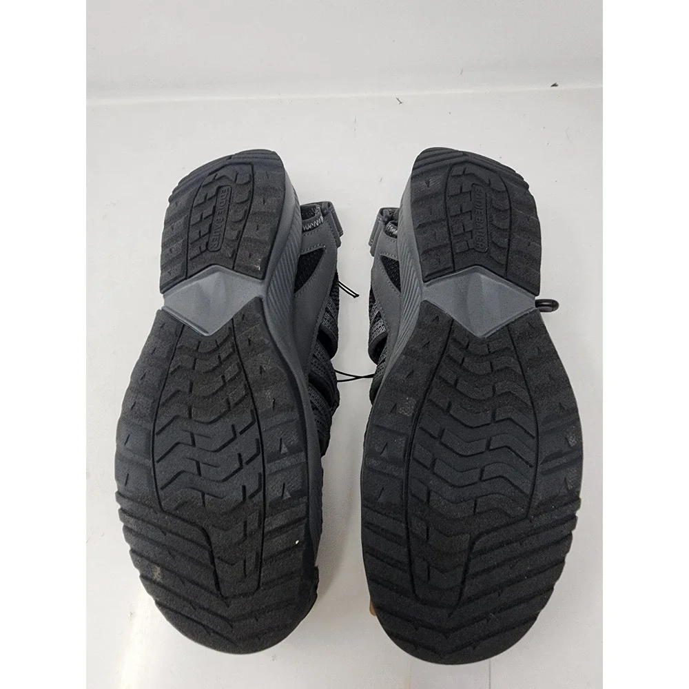 Eddie Bauer Mens Cedar Fisherman Sandals Grey Hiking Outdoor Size 8